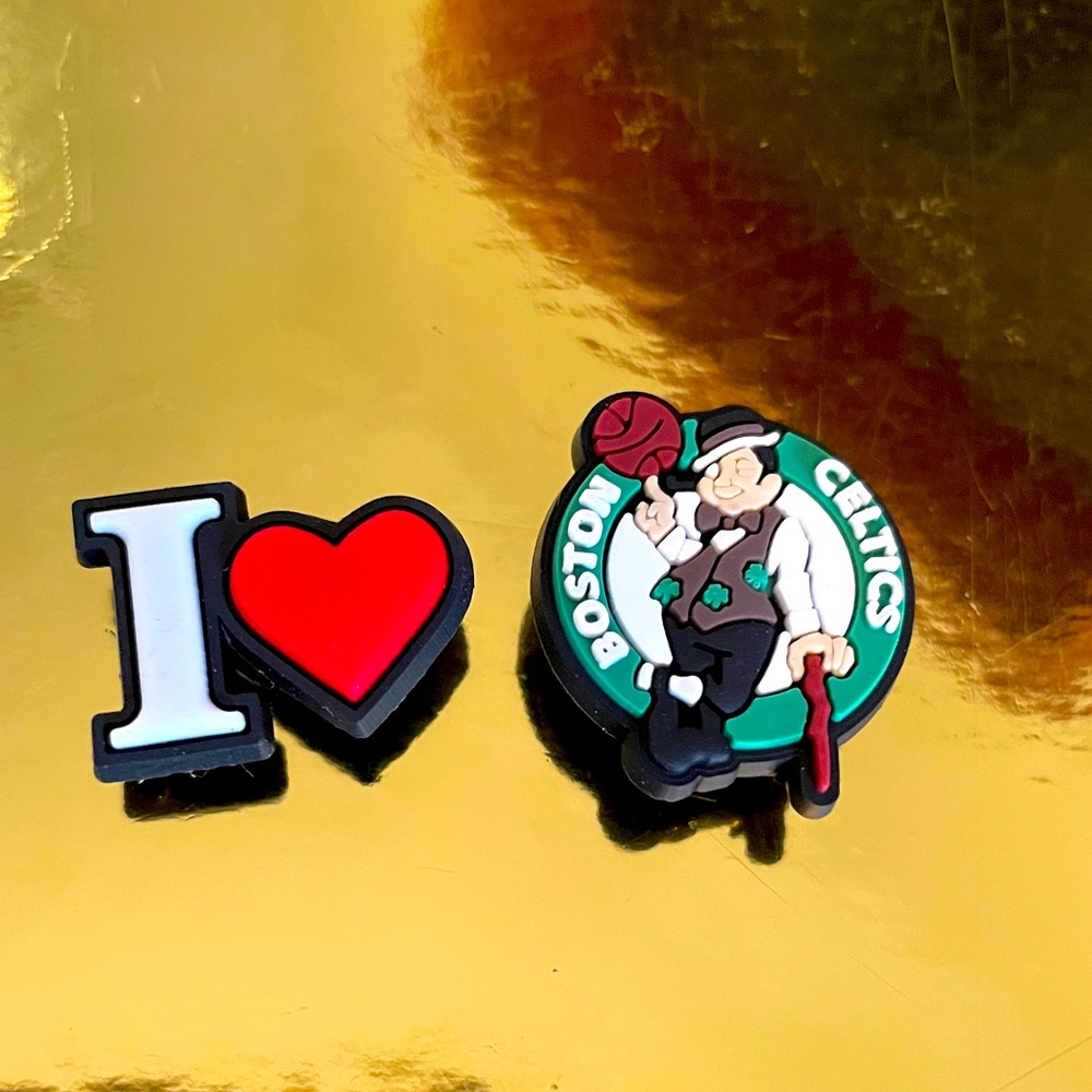 I love Boston Celtics Croc charms
